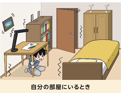 自分の部屋にいるとき