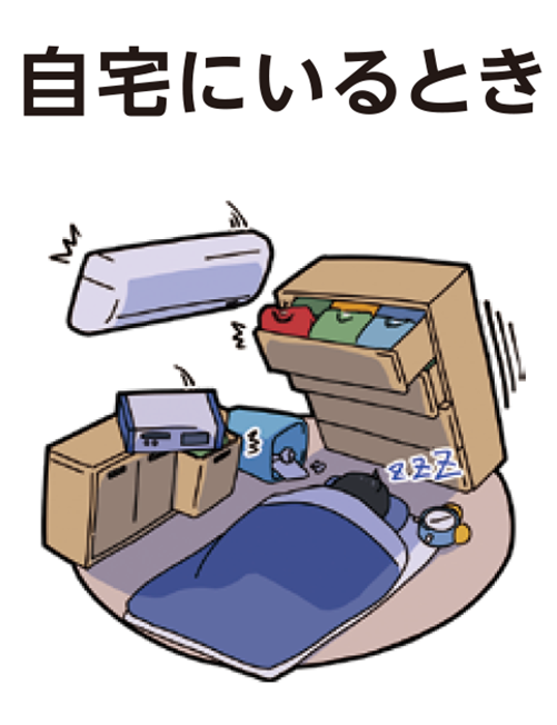 自宅にいるとき