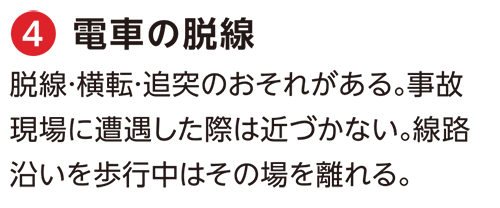 家の外に潜む危険_電車の脱線