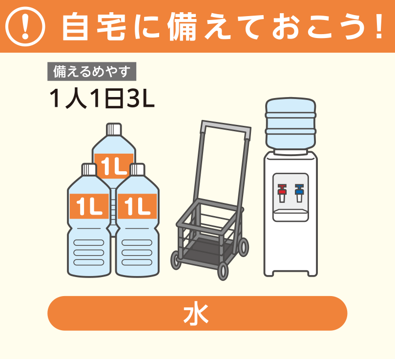 自宅に備えておこう！_水