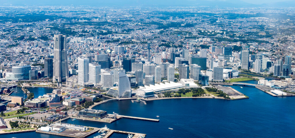 みなとみらい空撮