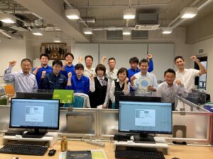 エヌケイテクノ社内