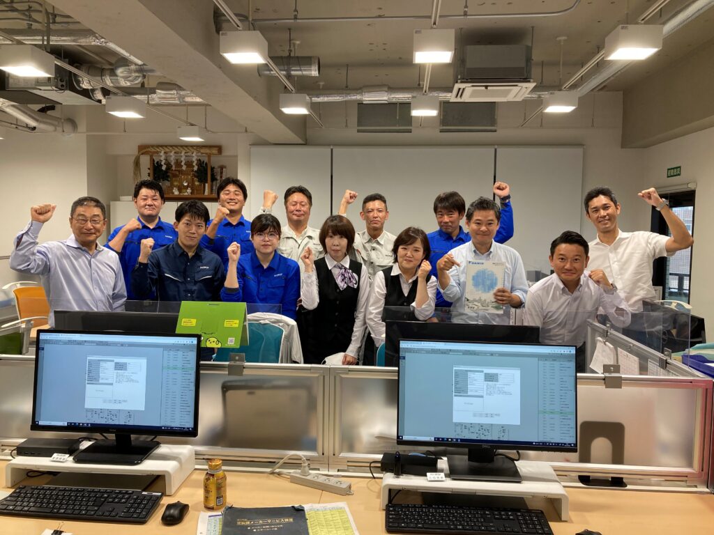 エヌケイテクノ社内