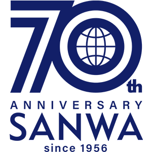 三和シャッター工業株式会社70周年ロゴ