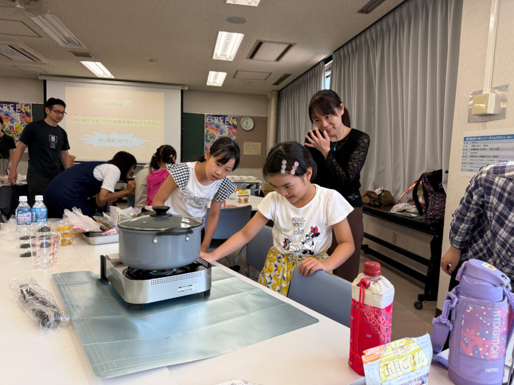 防災食の料理体験