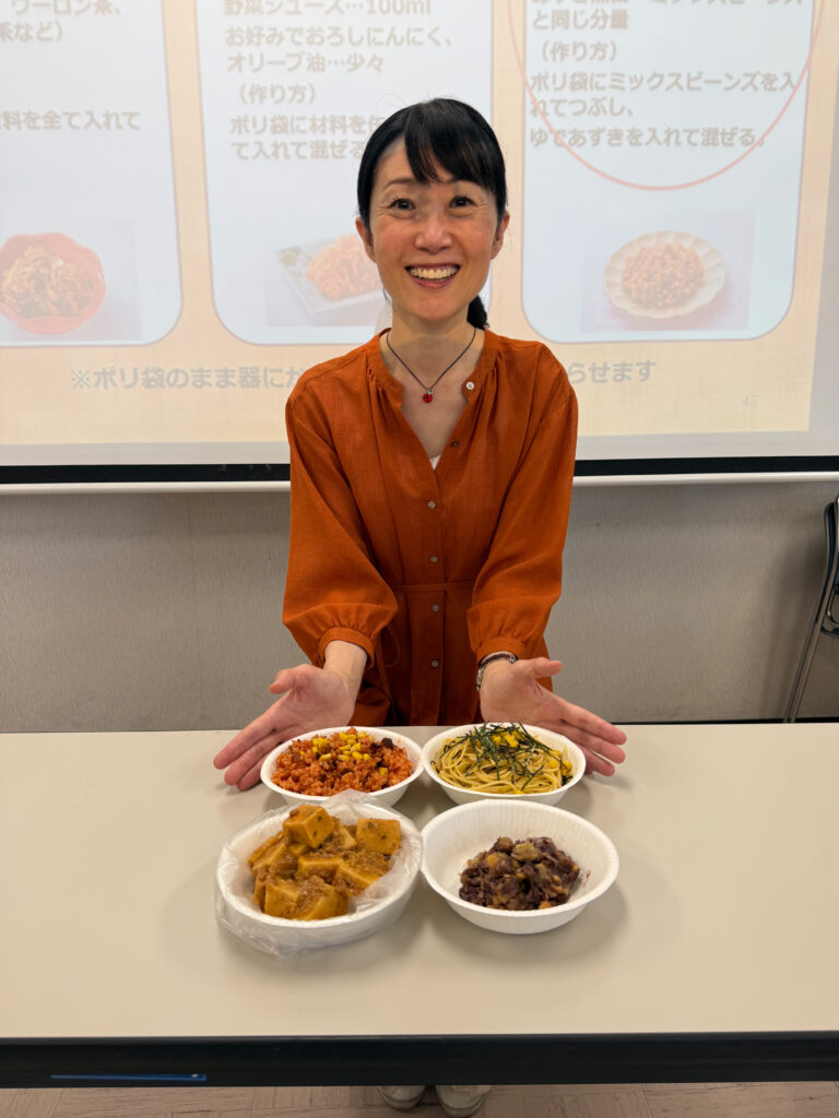 防災食の料理体験