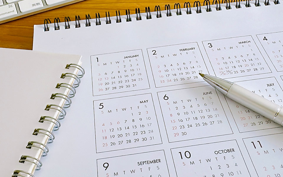 協賛企業様向けプロジェクト年間スケジュール