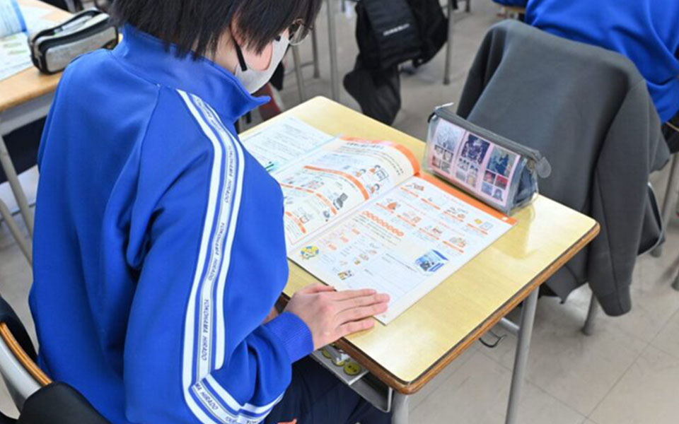 協賛企業様向け授業の様子