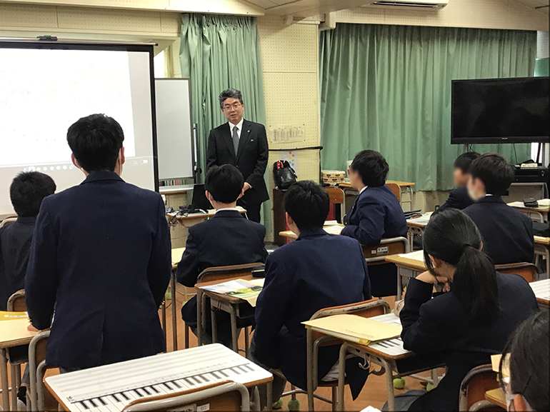 向洋電機土木株式会社職業講話