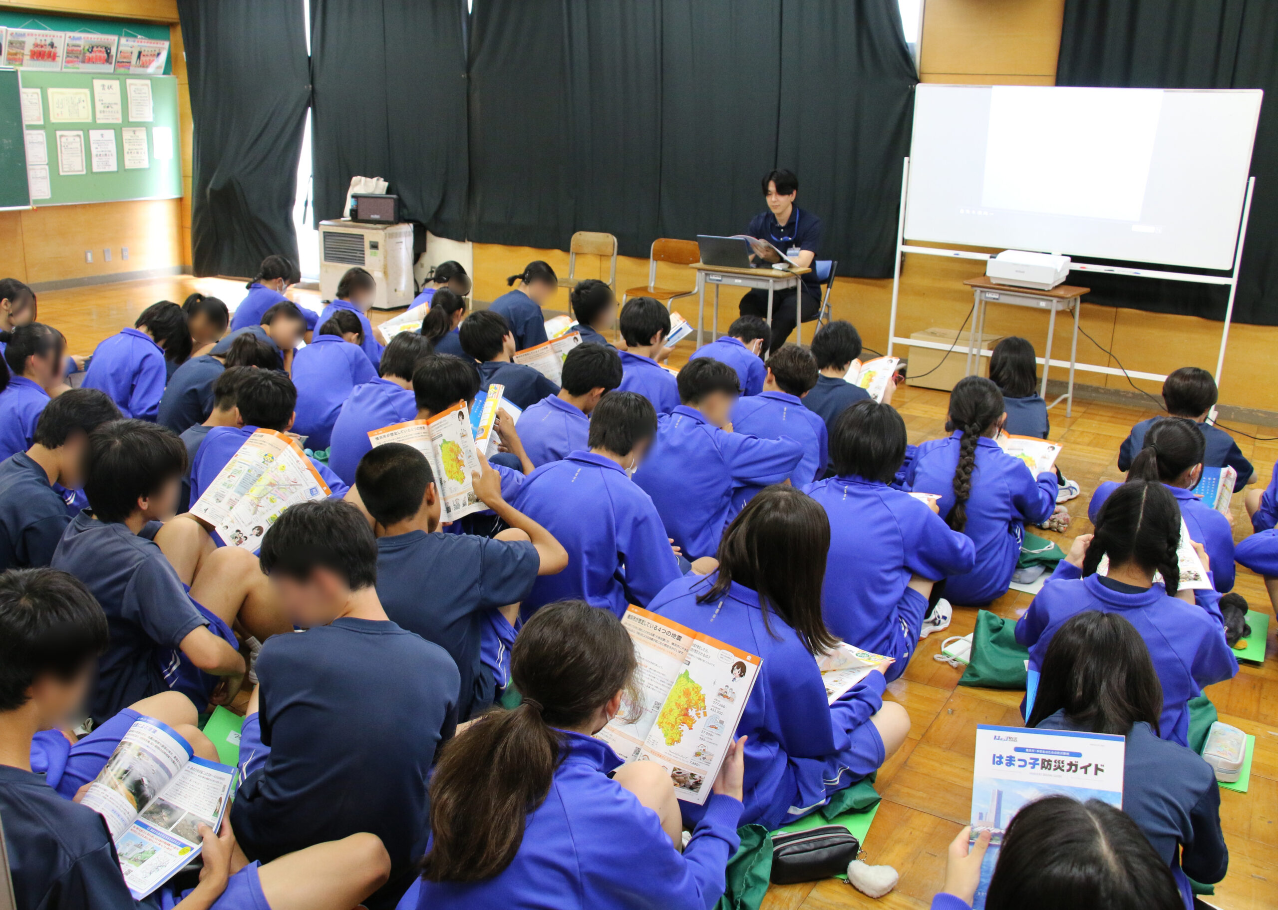 万騎が原中学校はまっ子防災教室